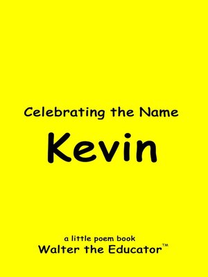 cover image of Celebrating the Name Kevin